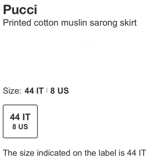 PUCCI Printed cotton muslin sarong skirt - Picture 5 of 11